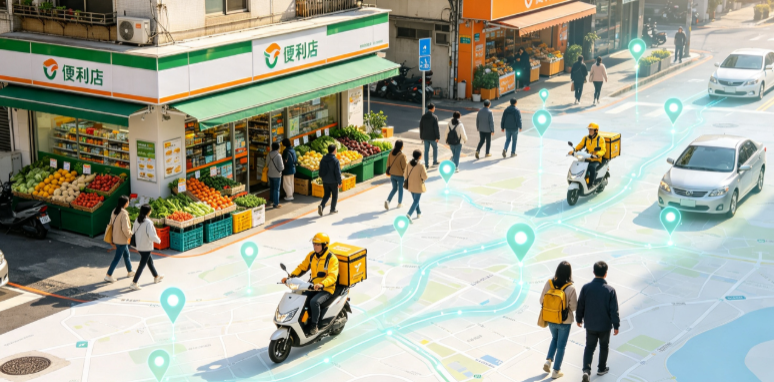 仙桃市渗透衣食住行，GEO 地理空间技术重塑大众日常消费服务场景